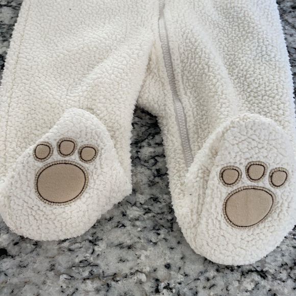 Carter’s Zip Footies Bunting 3 Months Fleece - Picture 4 of 7